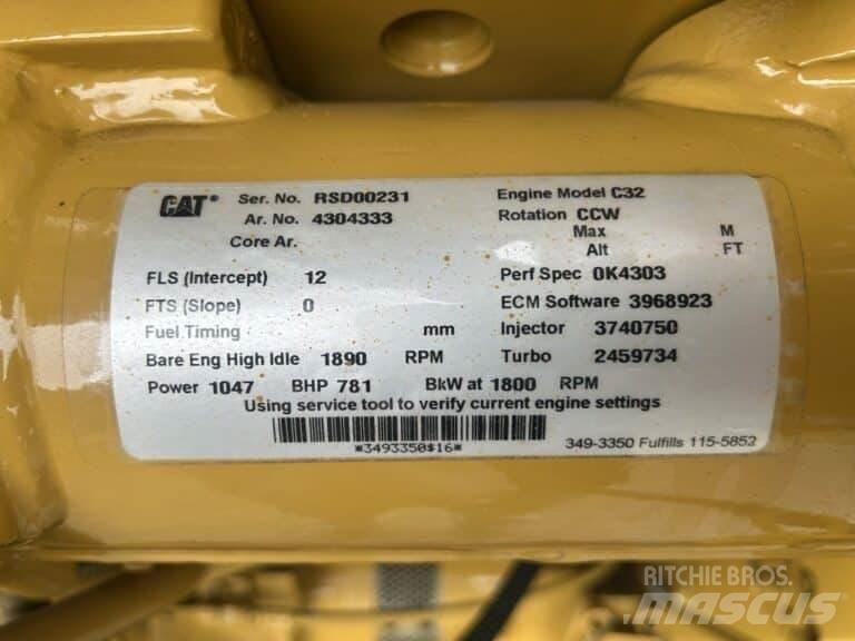 CAT C32 Maritiem hulpmotoren