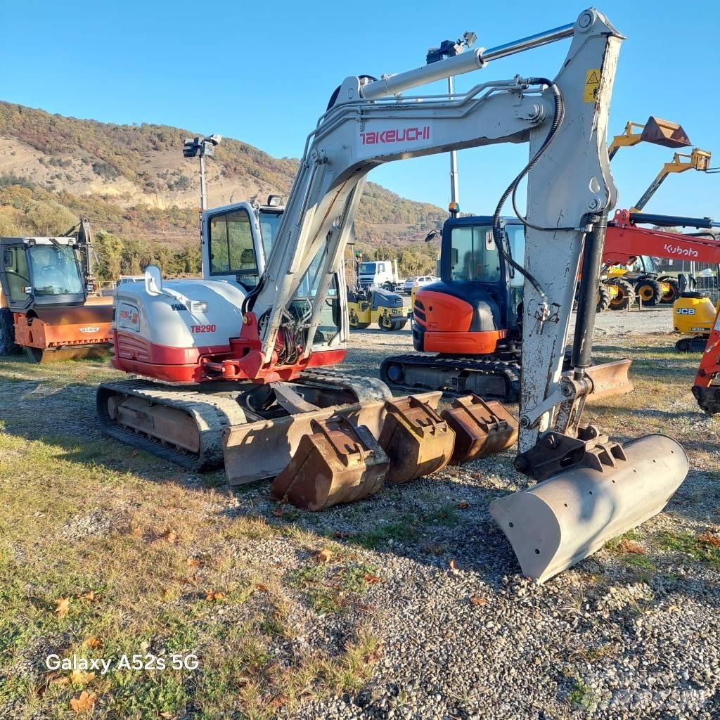 Takeuchi TB 290 Midigraafmachines 7t - 12t