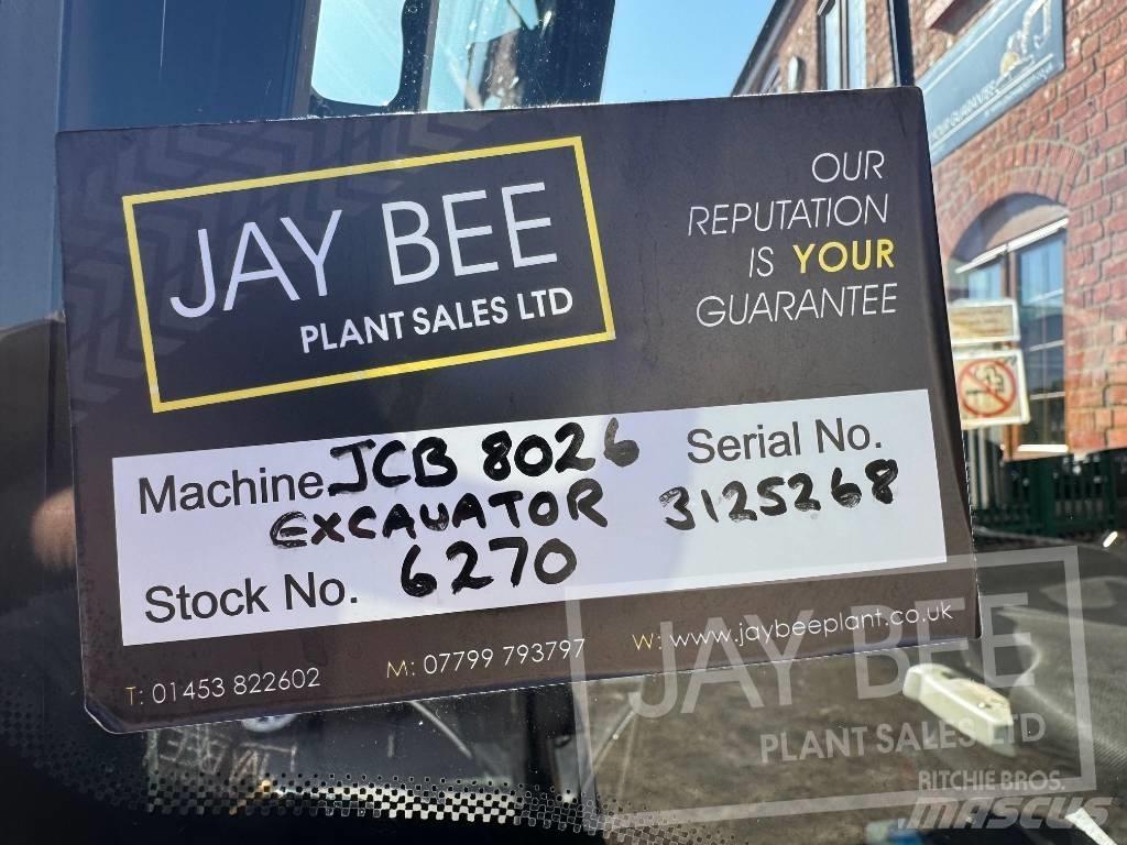 JCB 8026 CTS Minigraafmachines < 7t