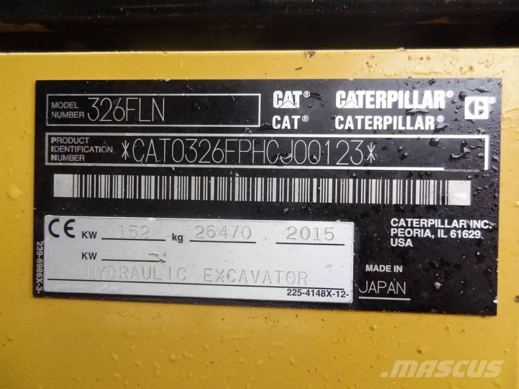 CAT 326 F Rupsgraafmachines