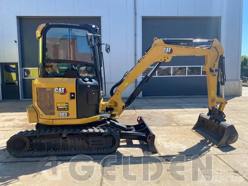 CAT 303 - 3 Buckets Minigraafmachines < 7t