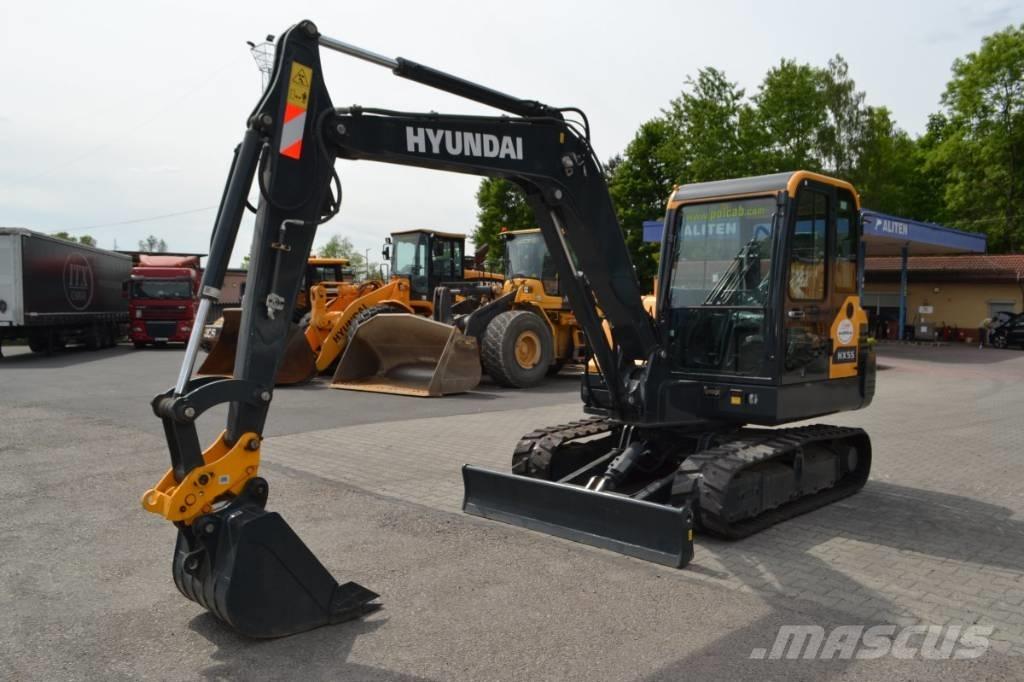 Hyundai HX 55 Minigraafmachines < 7t