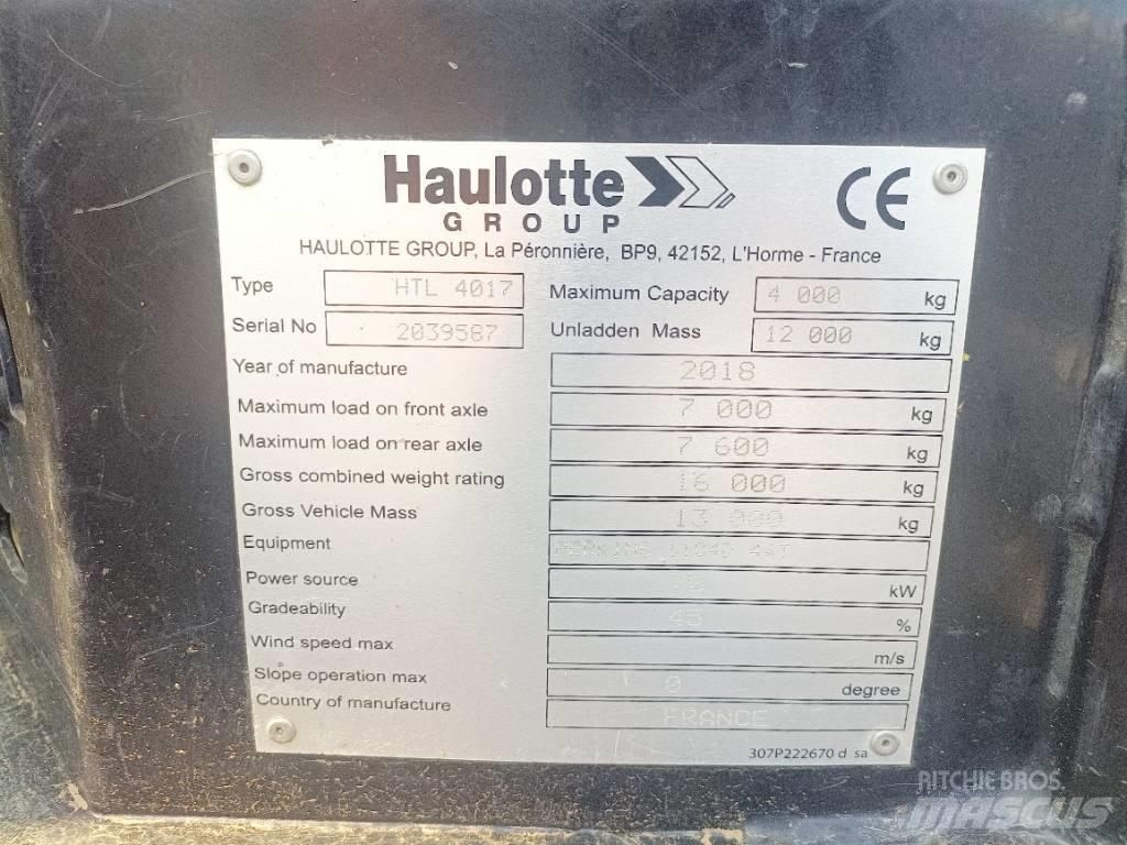 Haulotte HTL4017 Verreikers