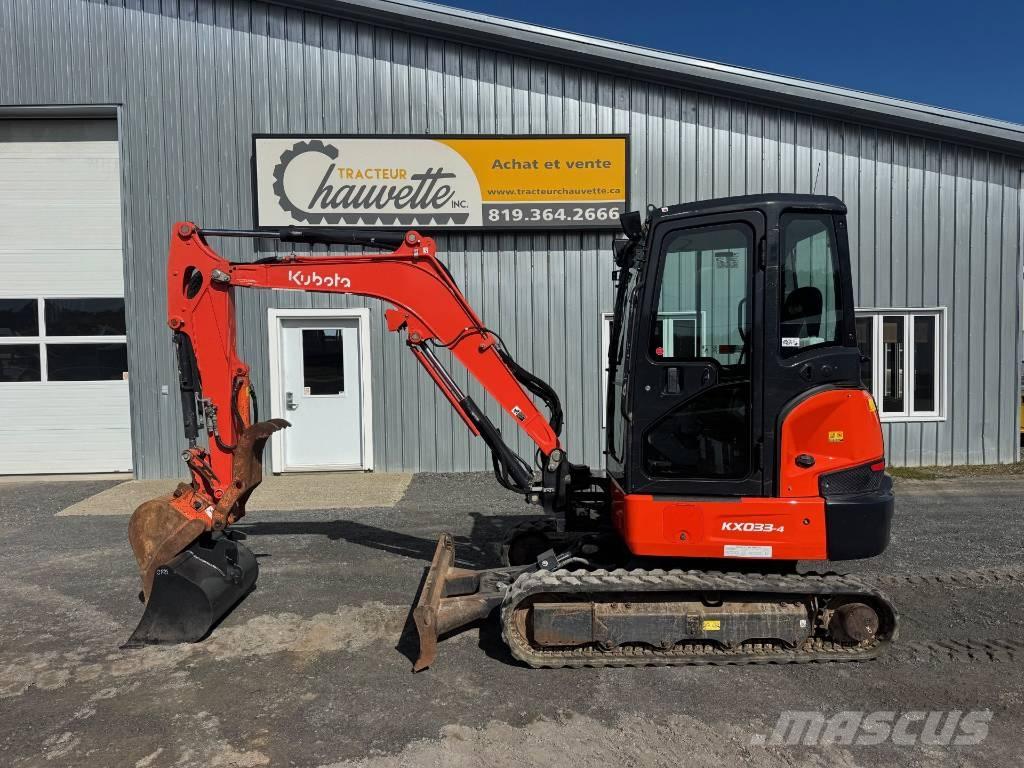 Kubota KX 033-4 Minigraafmachines < 7t