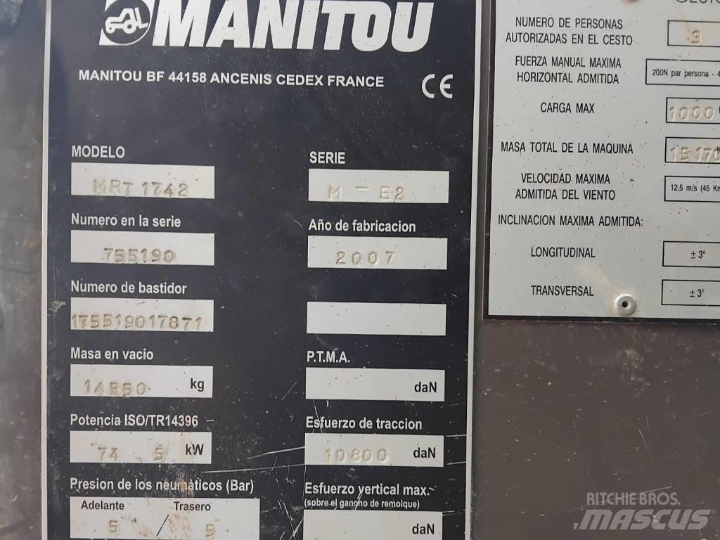 Manitou MRT1742 Verreikers