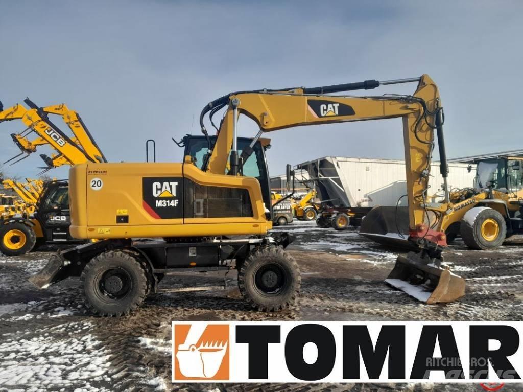 CAT M 314 F Wielgraafmachines