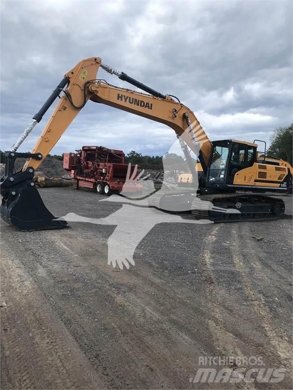 Hyundai HX330L Rupsgraafmachines