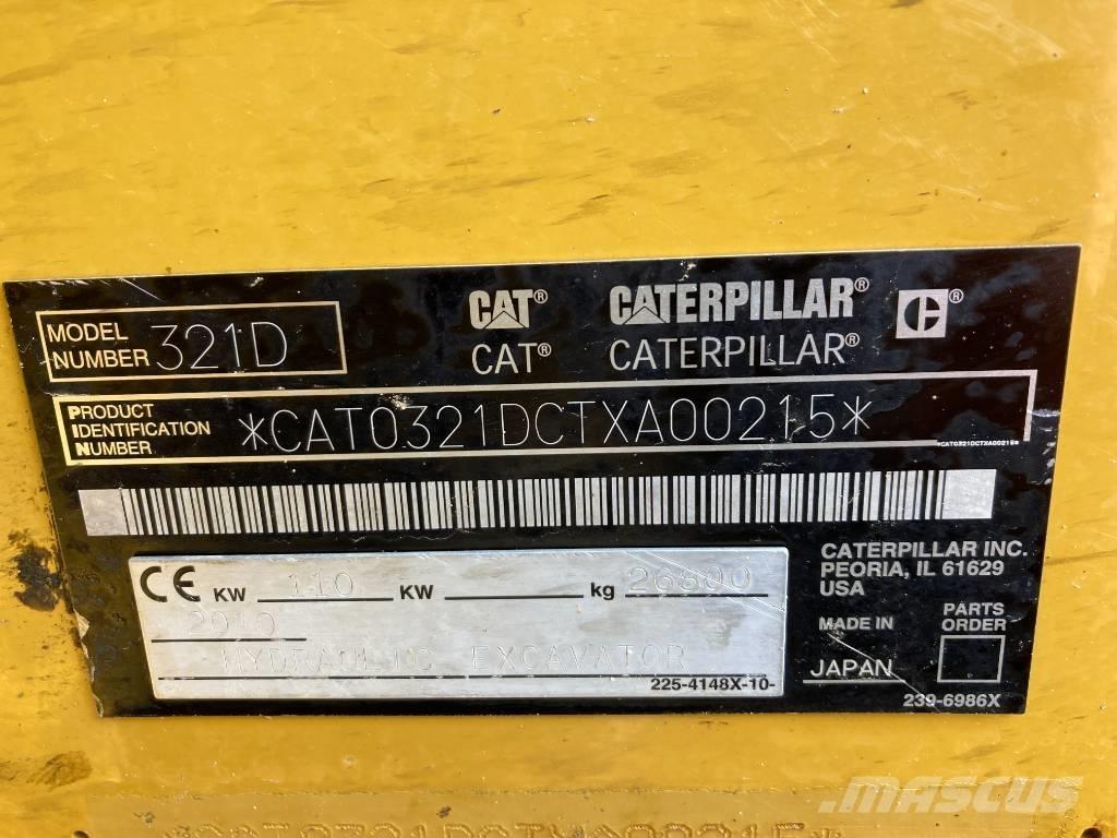 CAT 321 D Rupsgraafmachines
