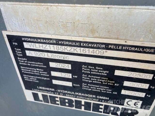 Liebherr A920 Wielgraafmachines