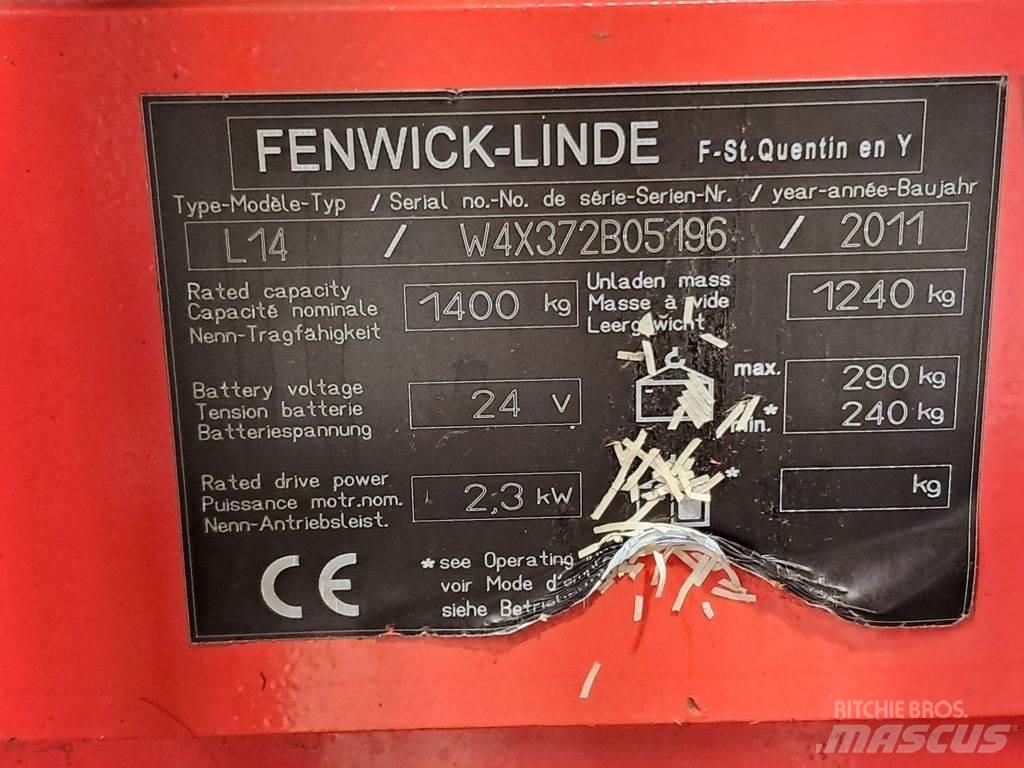 Linde L14 Stapelaar meeloop
