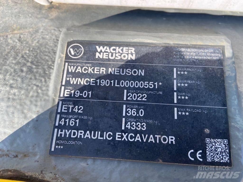 Wacker Neuson ET42 Rupsgraafmachines