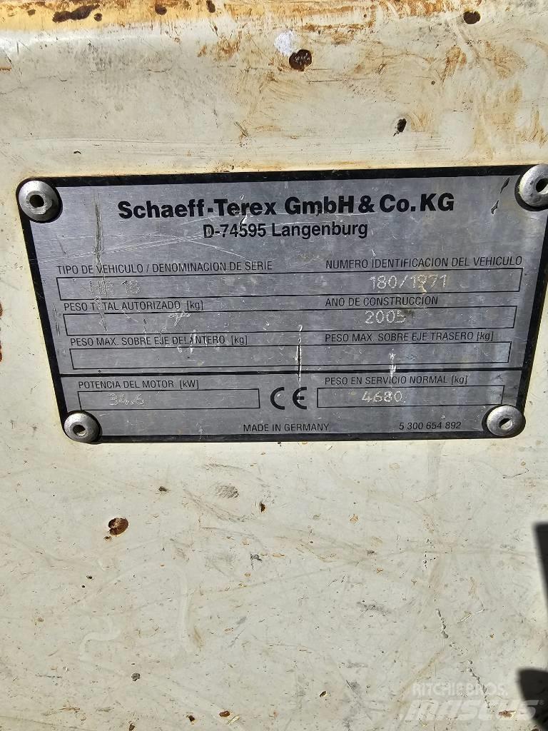 Terex HR 18 Minigraafmachines < 7t