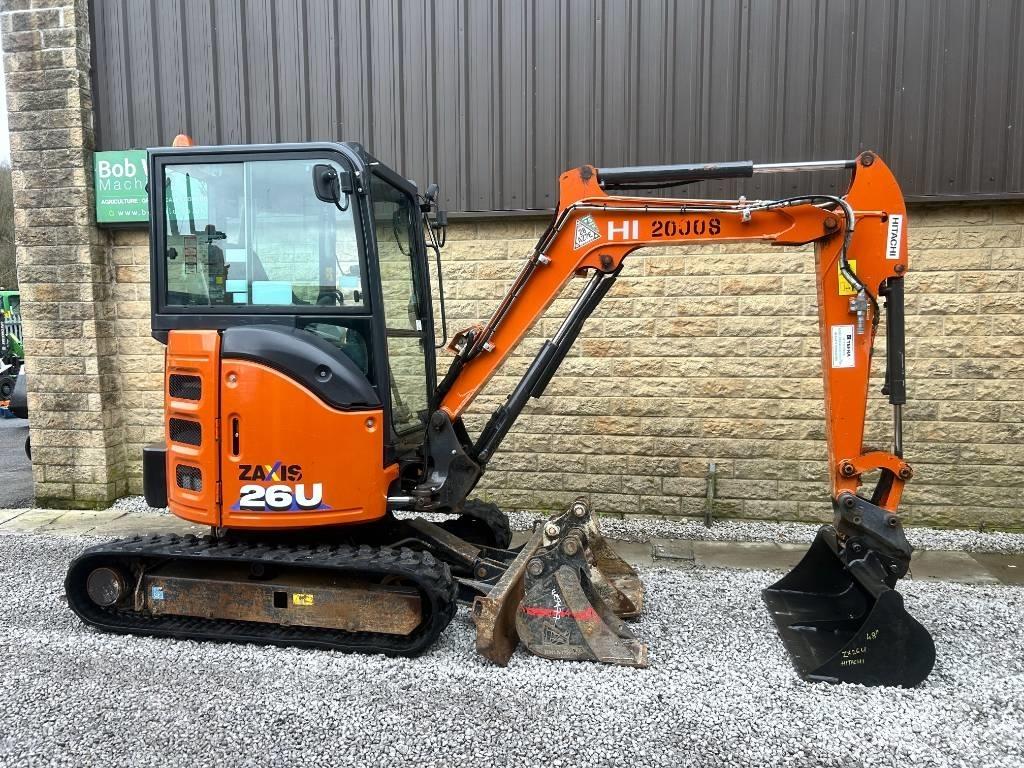 Hitachi ZX26U-6 Minigraafmachines < 7t