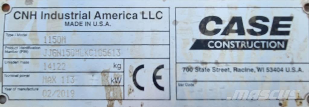 CASE 1150 M Rupsbanden, kettingen en onderstel