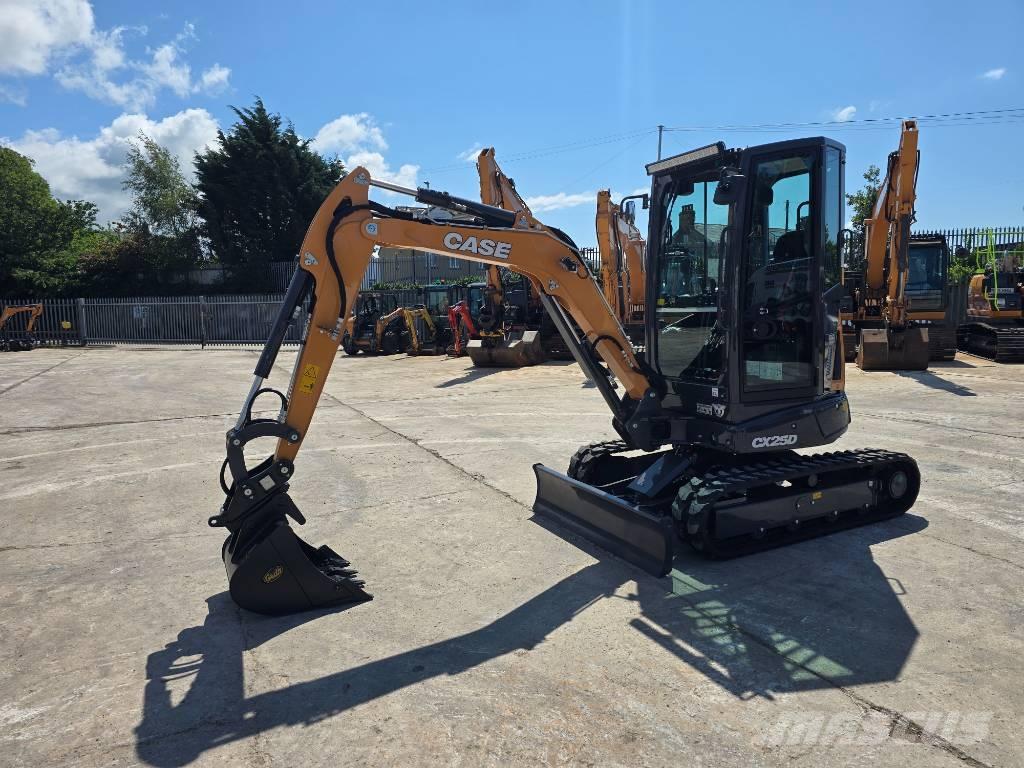CASE CX25D Minigraafmachines < 7t