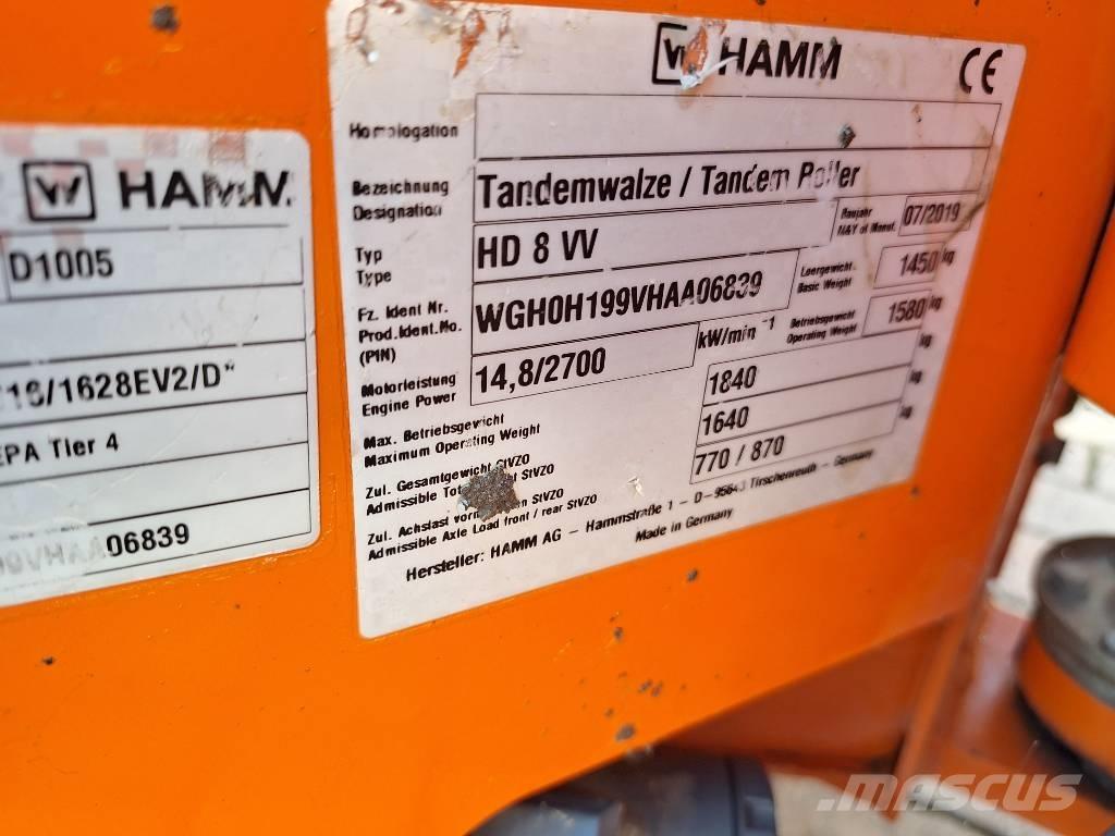 Hamm HD 8 VV Duowalsen