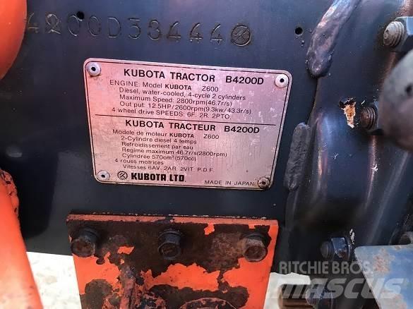 Kubota B4200 Graaf-laadcombinaties