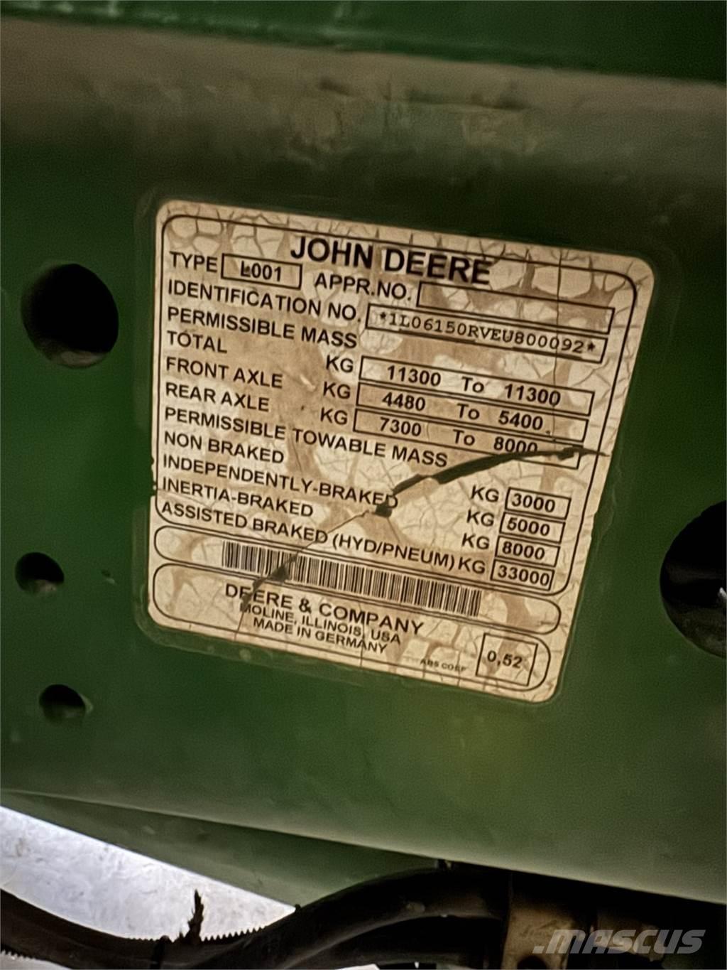 John Deere 6150R Tractoren
