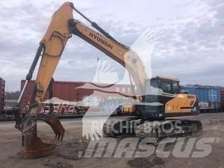 Hyundai HX220L Rupsgraafmachines