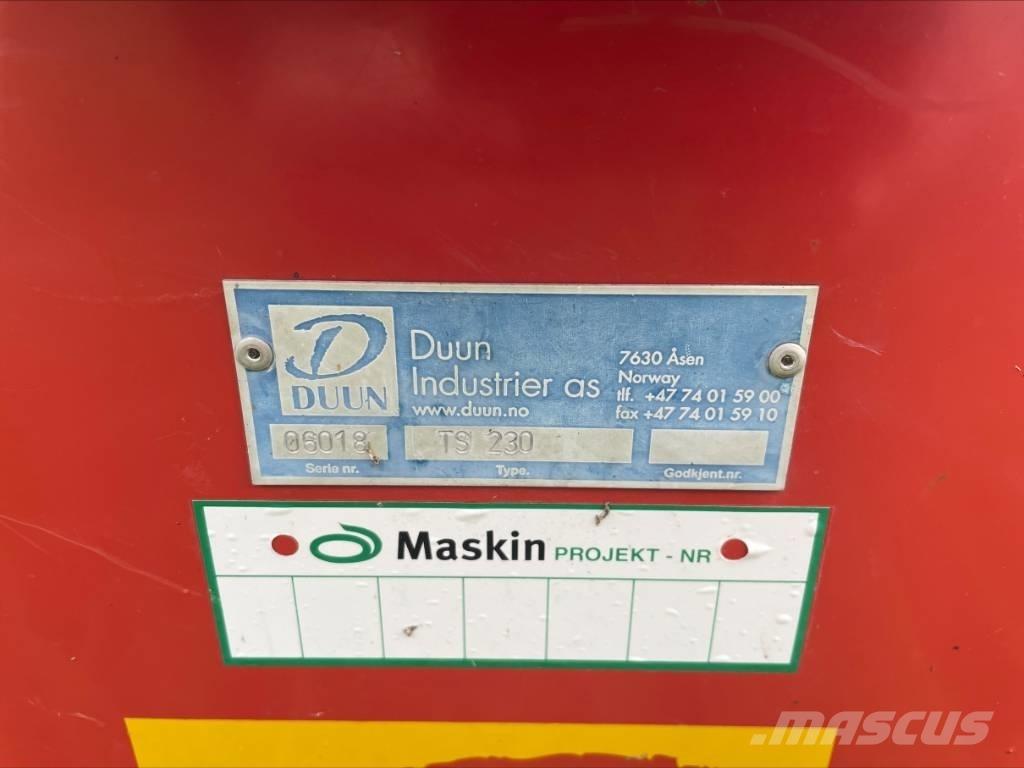 Duun TS 230 Sneeuwschuivers en -ploegen