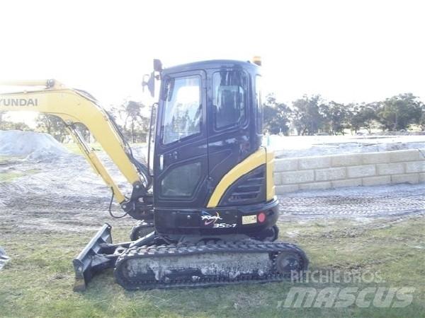 Hyundai R35Z-7 Minigraafmachines < 7t