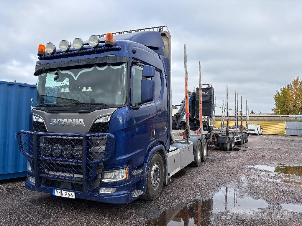Scania R650B6X4NB Hout-Bakwagens