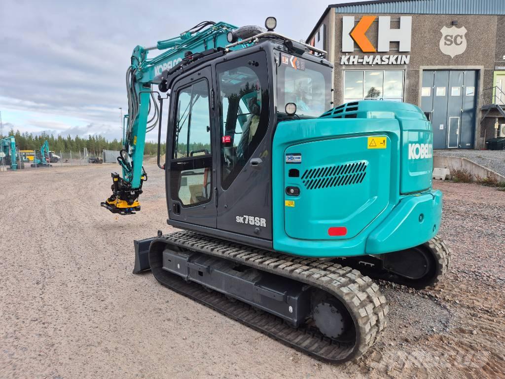 Kobelco SK75SR-7 Midigraafmachines 7t - 12t