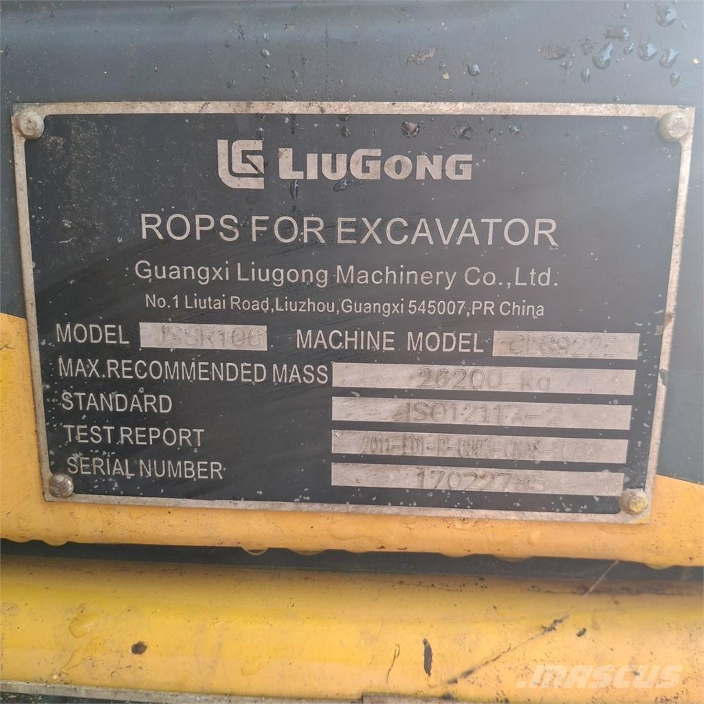 LiuGong 922 F Rupsgraafmachines