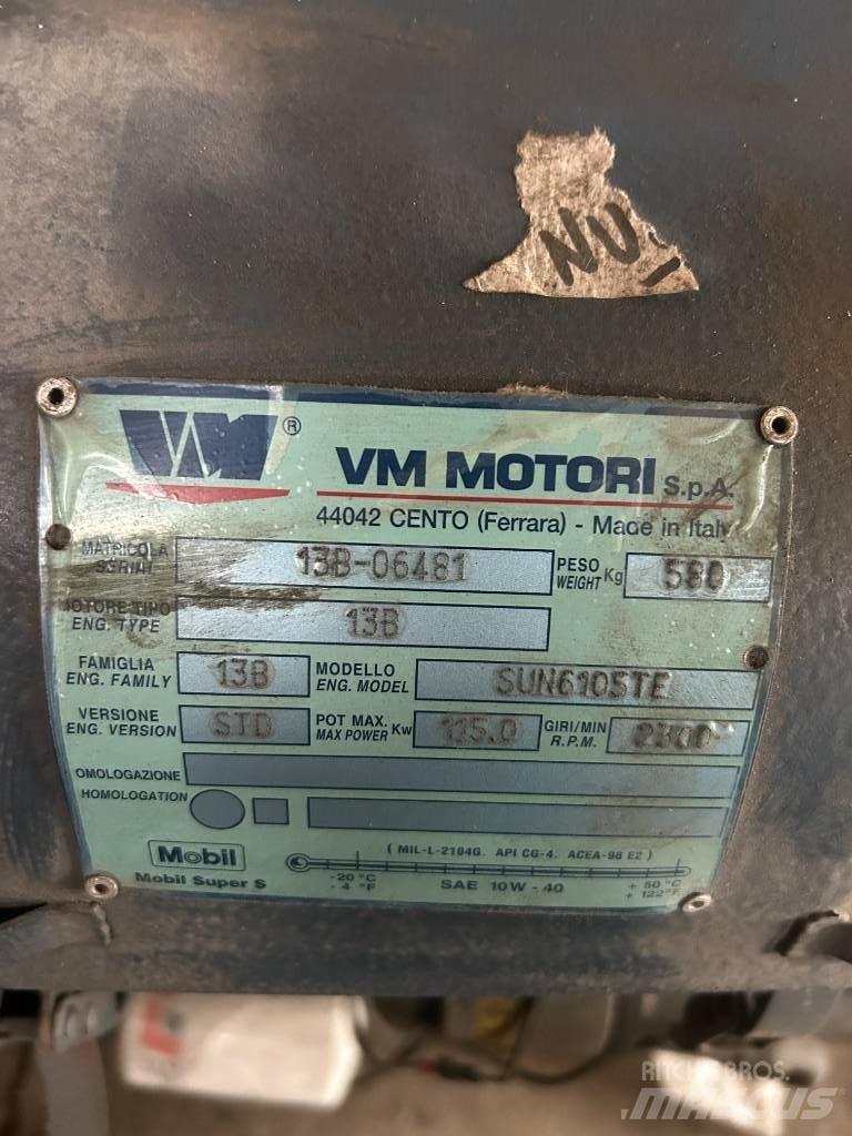 VM SUN6105TE Overige componenten