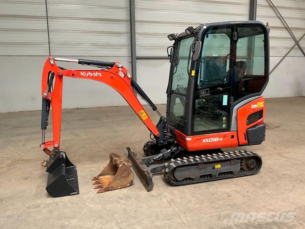 Kubota KX 018-4 Minigraafmachines < 7t