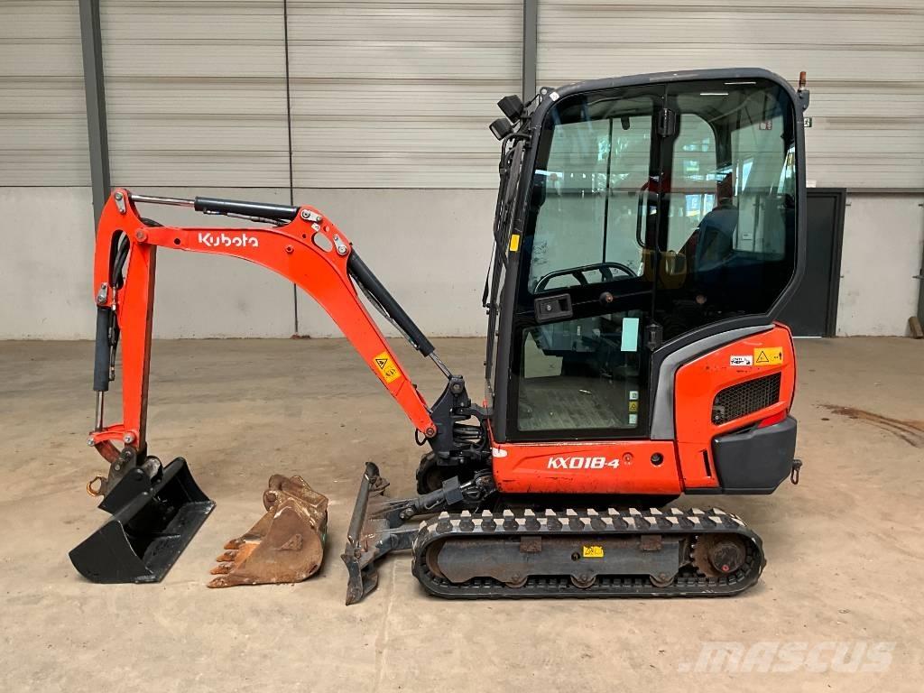 Kubota KX 018-4 Minigraafmachines < 7t