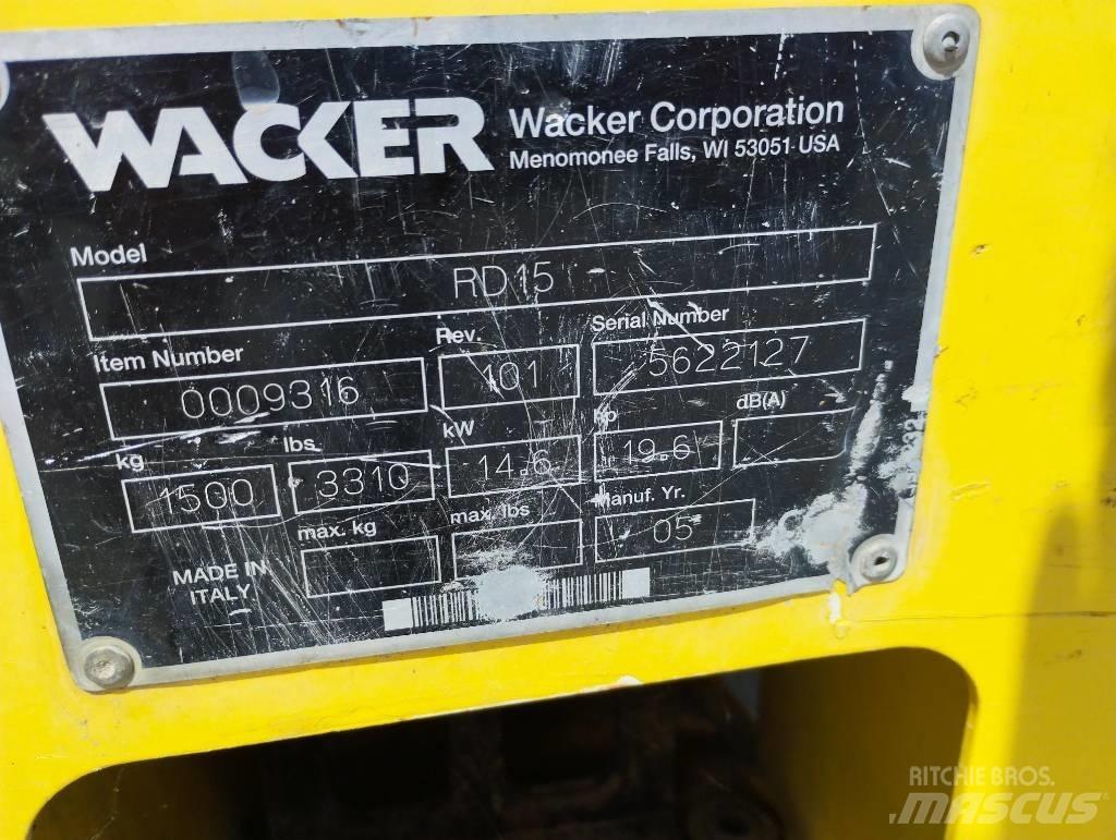 Wacker Neuson RD 15 Duowalsen