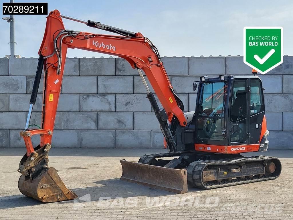 Kubota KX080-4 Minigraafmachines < 7t
