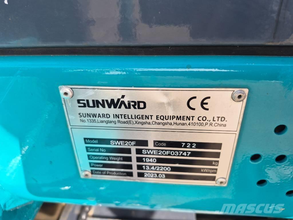 Sunward SWE 20 F Minigraafmachines < 7t