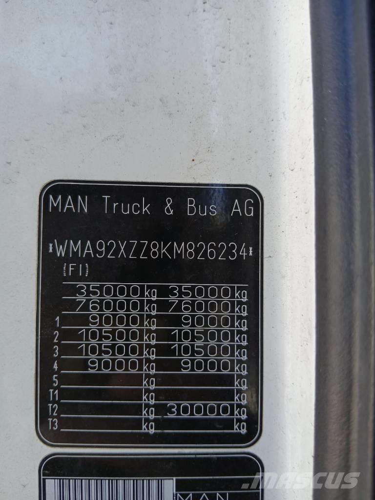 MAN TGX 35.580 Oprijwagen