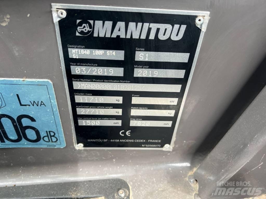 Manitou MT 1840 Verreikers