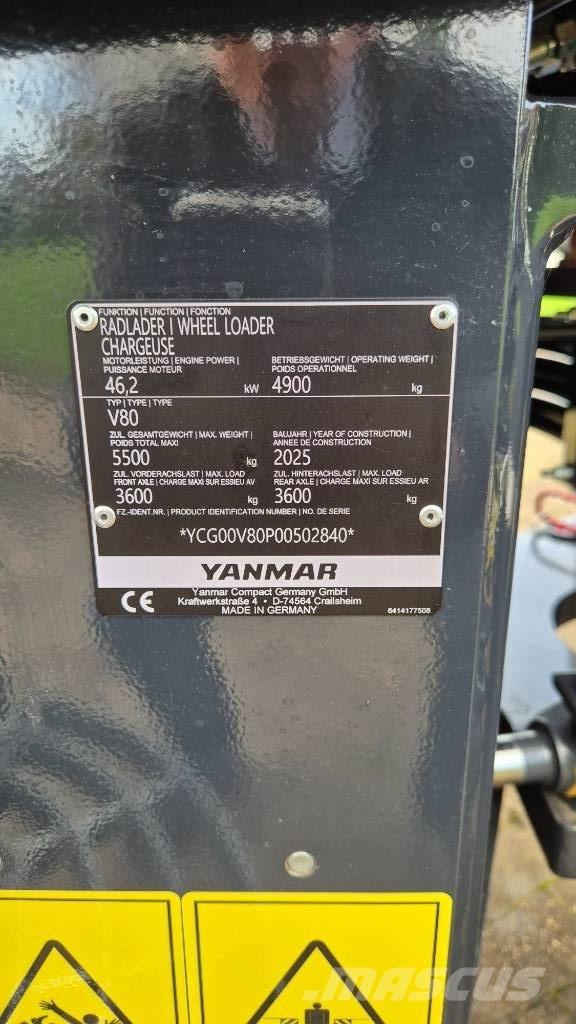 Yanmar V80/5 Wielladers