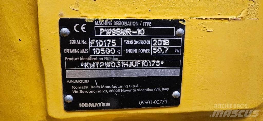 Komatsu PW98 MR10 Wielgraafmachines
