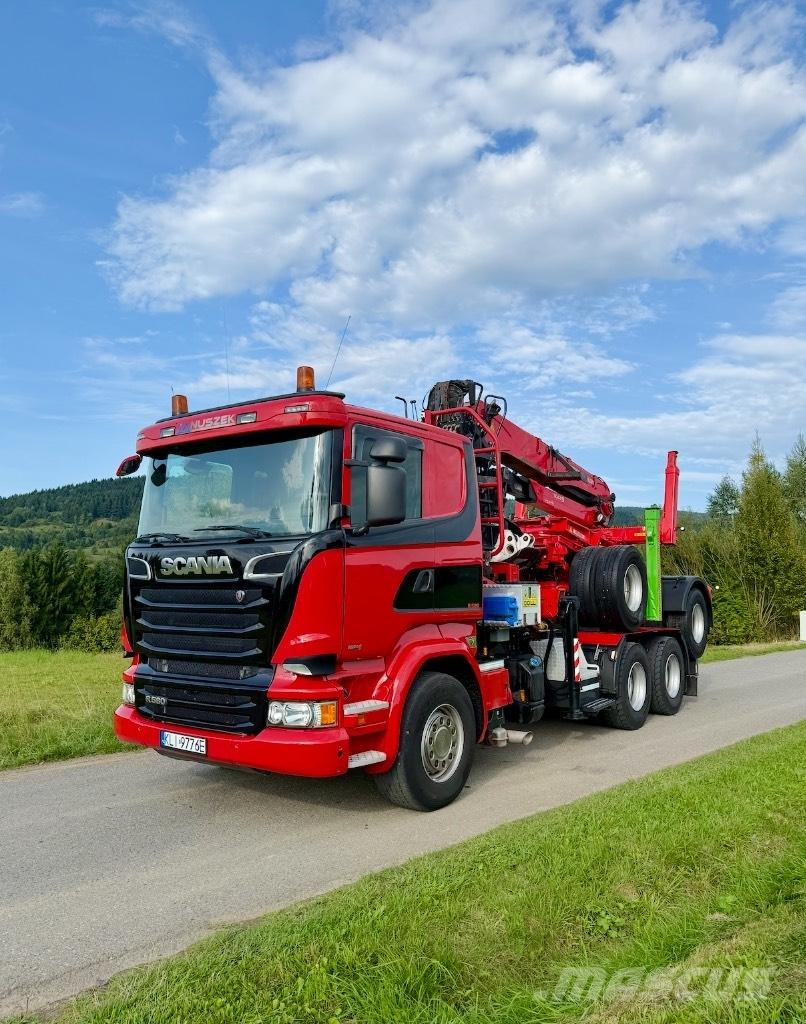 Scania R580 V8 6x4 Bakwagens met gesloten opbouw