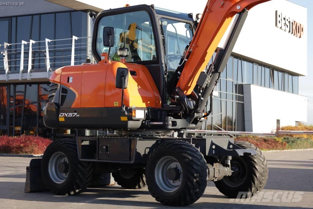 Doosan DX 57 W-5 Wielgraafmachines