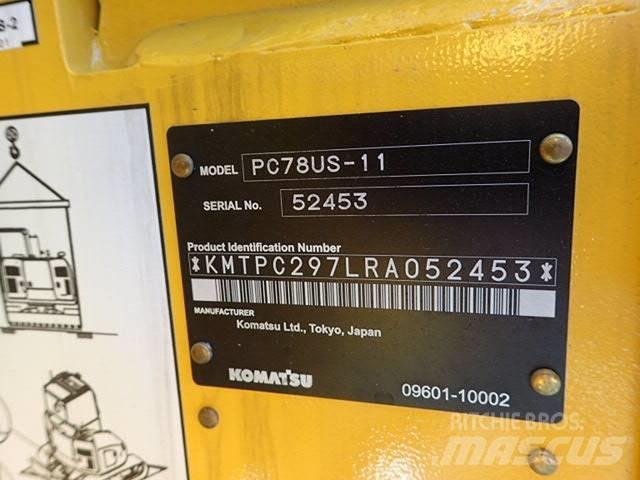 Komatsu PC78US-11 Rupsgraafmachines