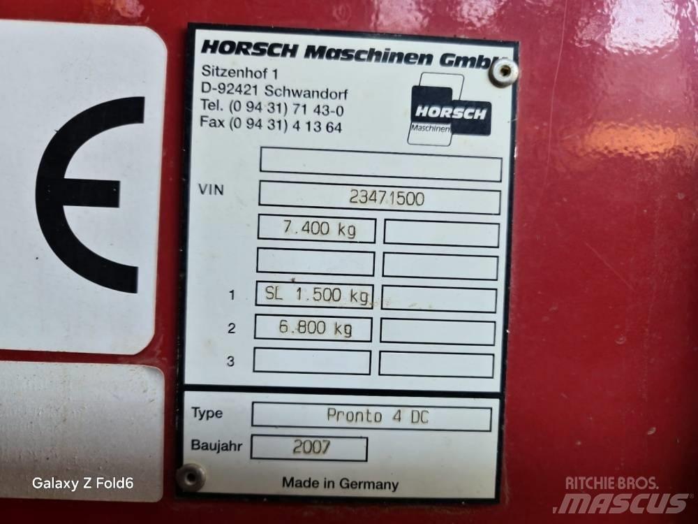 Horsch Pronto 4 DC Zaaicombinaties