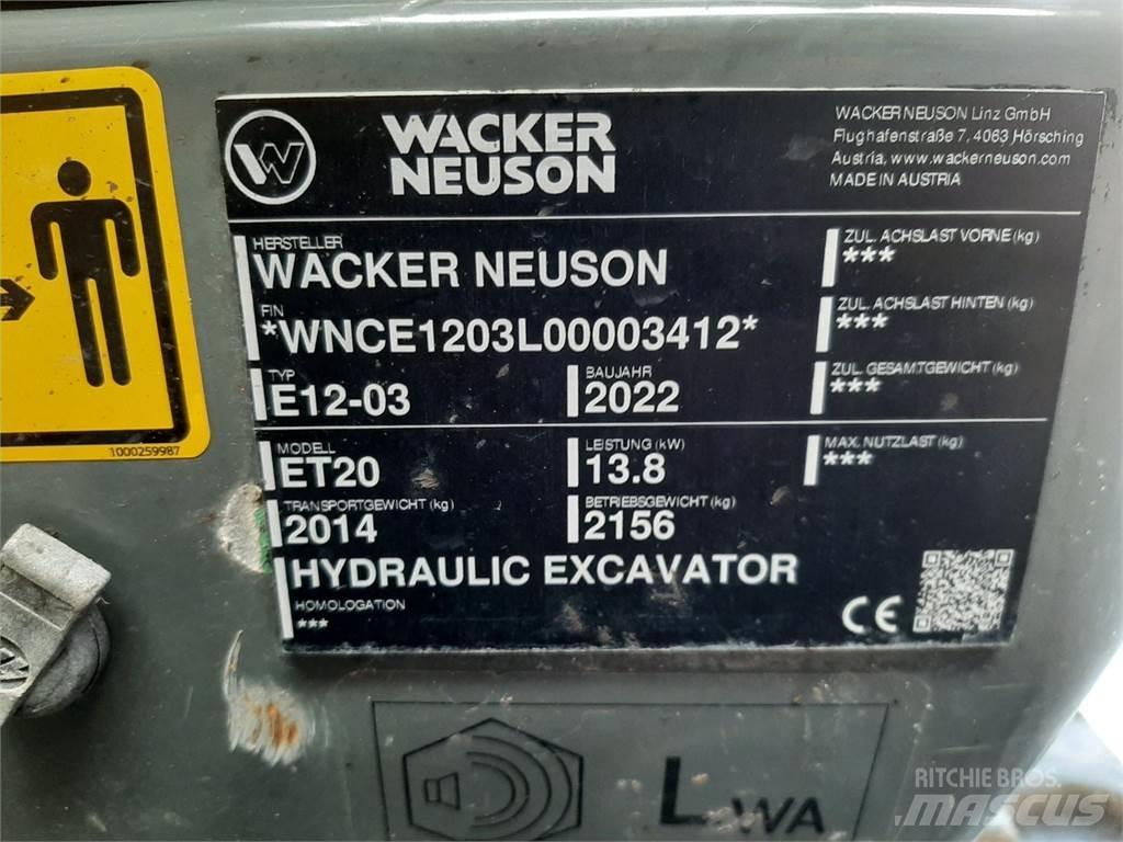 Wacker Neuson ET20 Rupsgraafmachines