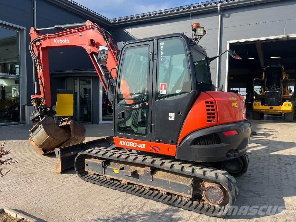 Kubota KX 080-4 Midigraafmachines 7t - 12t