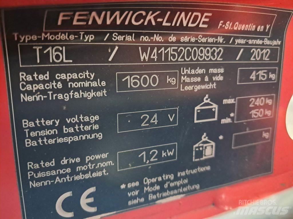 Linde T16L Electro-pallettrucks