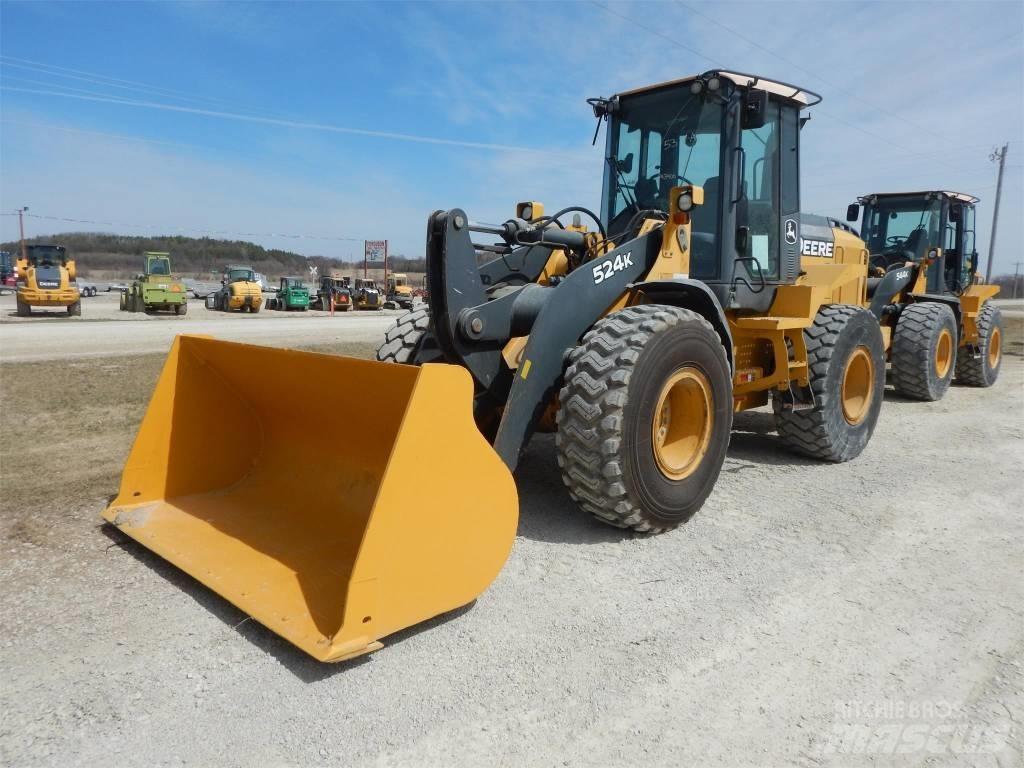 John Deere 524K Wielladers