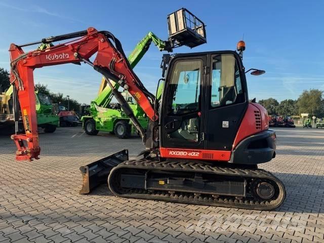 Kubota KX080-4a2 Midigraafmachines 7t - 12t