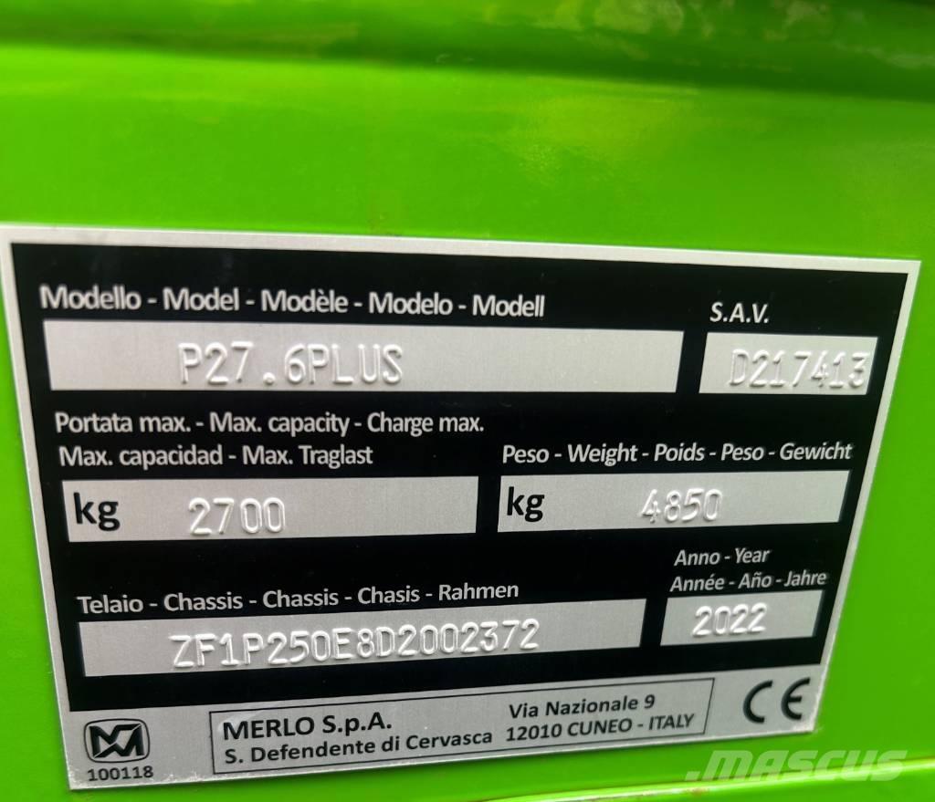 Merlo P 27.6 Plus Verreikers