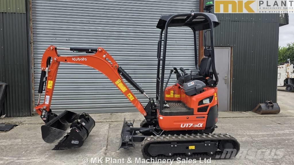 Kubota U 17-3a Minigraafmachines < 7t