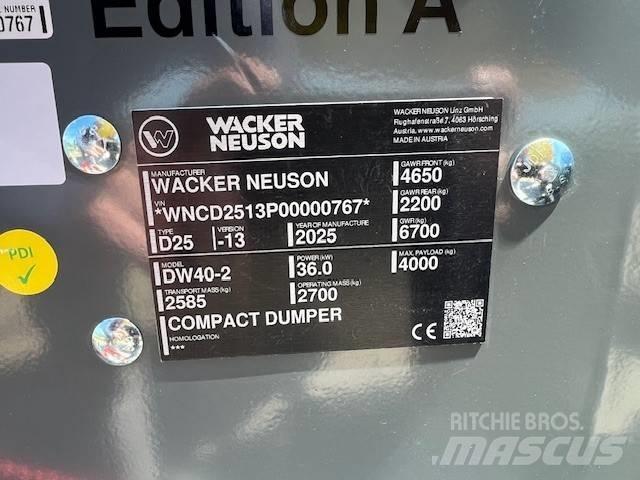 Wacker Neuson DW 40 Knik dumptrucks